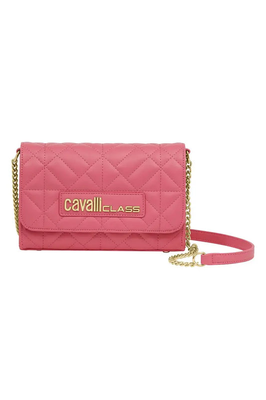 Cavalli Class Quilted Crossbody Bag - Pink