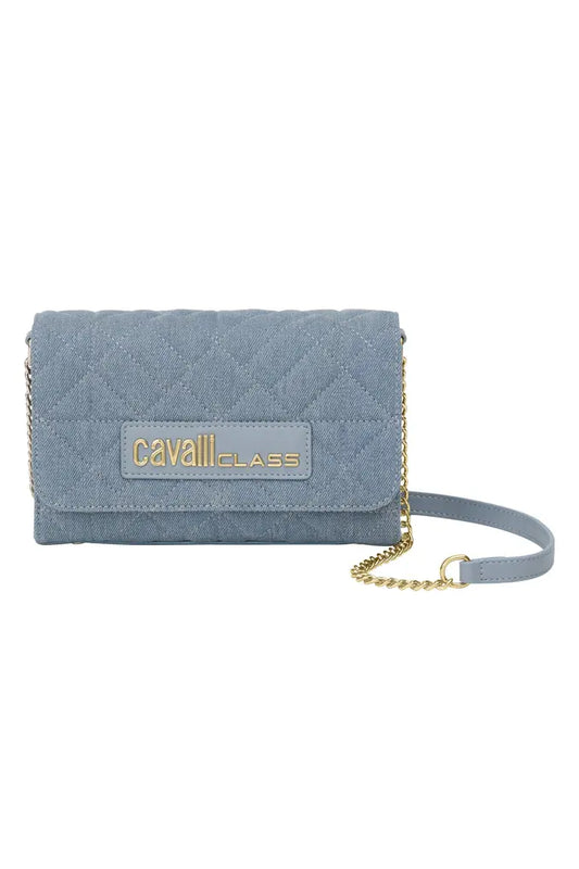 Cavalli Class Quilted Crossbody Bag - Denim Blue
