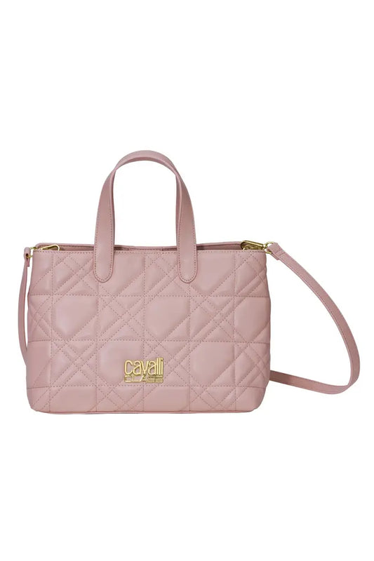 Cavalli Class Quilted Top Handle Bag - Pink
