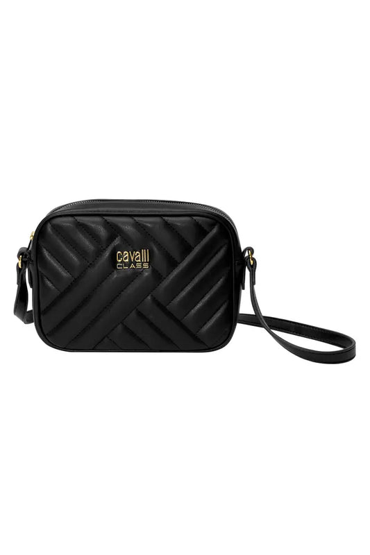 Cavalli Class Quilted Crossbody Bag - Black