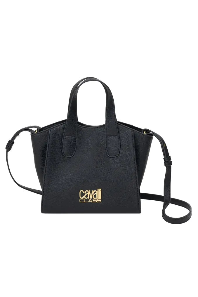 Cavalli Class Trapeze Top Handle Bag - Black