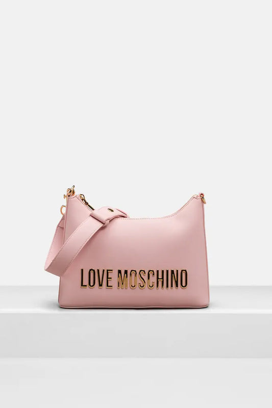 Love Moschino Lettering Shoulder Bag - Pink
