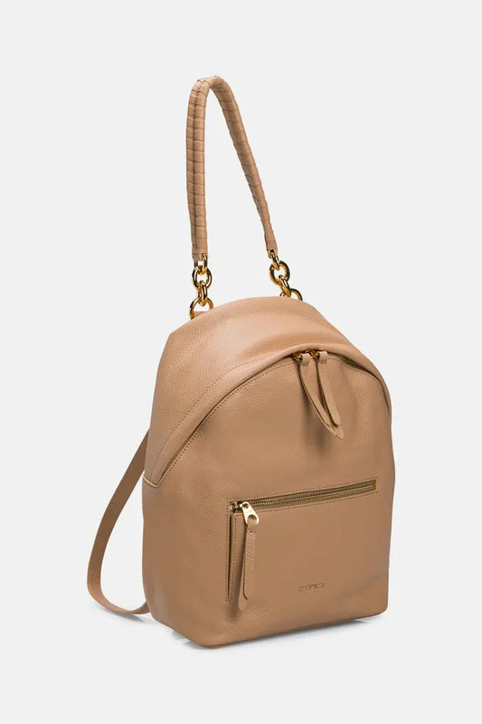 Coccinelle Top Handle Backpack - Beige